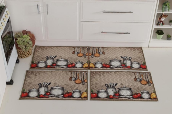 Jogo de Tapete de Cozinha